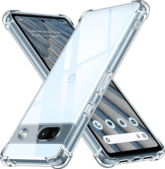 Back Cover Σιλικόνης Διάφανο (Google Pixel 7a)