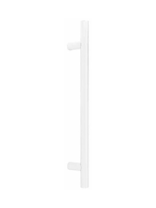 Türgriff Außentür Perfect 811 Φ22 Matt Weiß Einzelner Griff Gesamtlänge 500 Mm