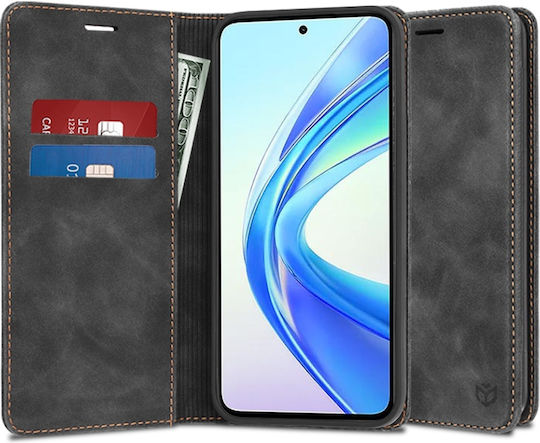 Wallet Δερματίνης / Δερμάτινο Μαύρο (Honor 90 Smart)
