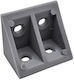 Suport De Colț Din Plastic 20x20x30mm 100 Bucăț...