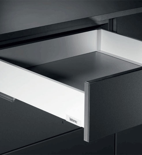 Чекмедже С Фрейн Slimline Titus 90x500μm Антрацит 211-6558e50185