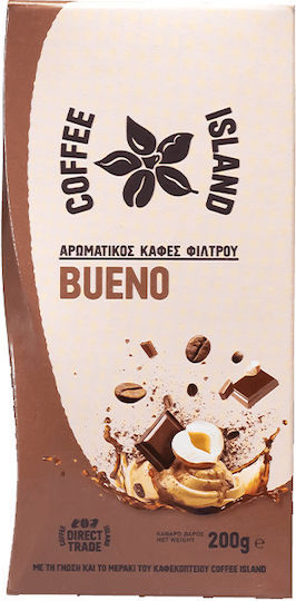 Aromatischer Filter Kaffee Geschmack Bueno Verpackung 200g Coffee Island
