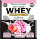 NatureTech The Right Whey Πρωτεΐνη Ορού Γάλακτος με Γεύση Strawberry Yogurt Ice Dream 34gr
