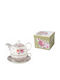 Galifas Tea Set with Cup Porcelain Beige 3pcs