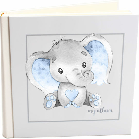 My Album Elephant Light Blue Photo Album with Rice Paper 30x30cm Album Box 120 Pages My Album Elephant Light Blue Photo Album with Rice Paper 30x30cm Album Box 120 Pages