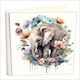 Албум Библиотечен Кожен My Album Love Elephant Албум с папка с корици 30x30см Кутия Албум 120 Страници