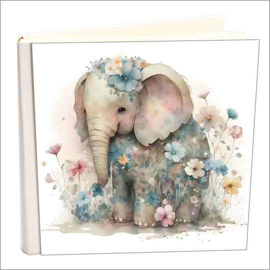 My Album Love Elephant Rice Paper Album 30x30cm Box Album 100 Pages