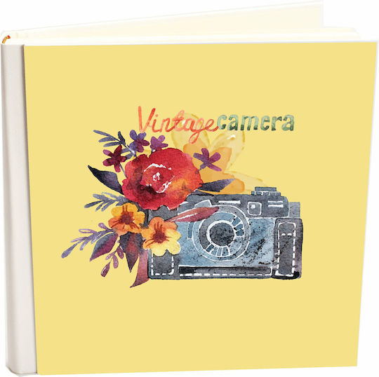 My Album Vintage Orange Leather Collection Album Rice Paper 30x30cm Storage Box 60 Pages