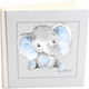 My Album Elephant Light Blue Photo Album with Rice Paper 30x30cm Album Box 80 Pages