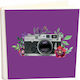 My Album Vintage Purple Leather Collection Album Rice Paper 30x30cm Storage Box 120 Pages