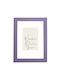 Wooden Wall Photo Frame Purple Embossed Wood Grain Acrylic Glass K29-95 Photo 70cmx100cm