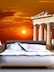 Wall Photo Wallpaper Sunset at the Parthenon Self-Adhesive Vinyl 250x270 cm