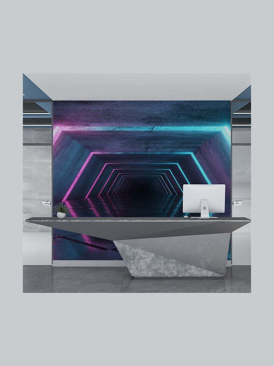 Φωτοταπετσαρία Τοίχου Neon Lights Αυτοκόλλητο Βινύλιο 450x270 Cm