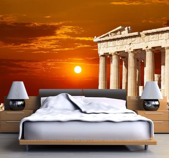 Fototapete Wand Sonnenuntergang Am Parthenon Selbstklebend Vinyl 135x270 cm