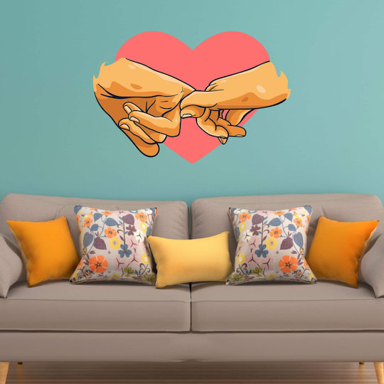 Wandsticker Loving Hands 70x45cm