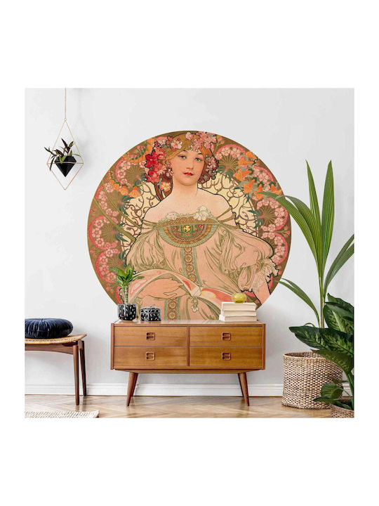 Wall Sticker Alfons Mucha Poster F Champenois 100x100cm