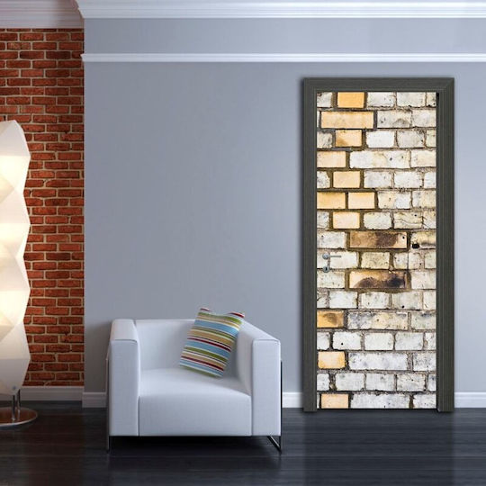 Αυτοκόλλητο Πόρτας Brick Surface 80x220cm