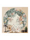 Wandsticker & Wandgemälde Trockene Blumen Farn 90x90cm