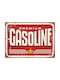 Διακοσμητική Πινακίδα Gasoline 20x14