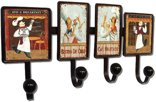 Metal Wall Hanger Chef