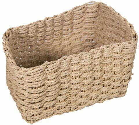 Maxdeco Плетена Кошница За Съхранение 22x15x12см