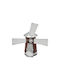 Silver Windmill Miniature 10.5x10.5cm Dep00178