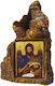 Saint John the Baptist Icon – Tabletop Heart-Shaped Ceramic 14cm