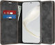 Brieftasche Leder Schwarz (Huawei Nova 11, Huawei Nova 12S)