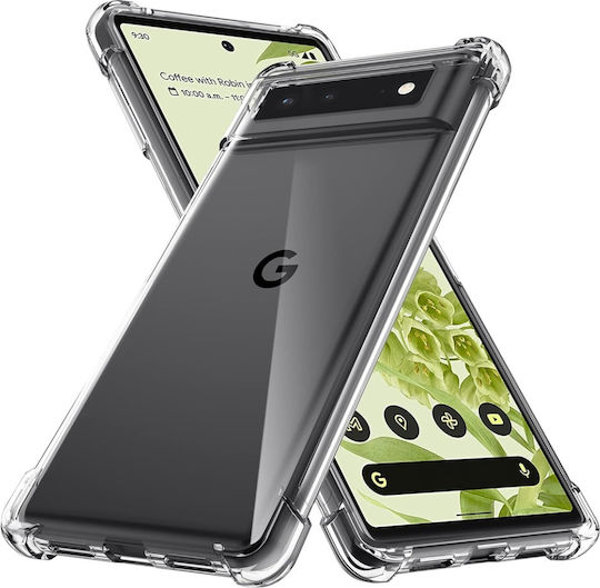 Umschlag Rückseite Silikon Transparent (Google Pixel 6 Pro)