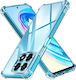 Umschlag Rückseite Silikon Transparent (Honor X8a)