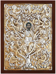 The True Vine Silver Gilded Icon 25x19cm The True Vine Silver Gilded Icon 25x19cm
