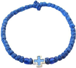 Thin Metal Prayer Beads Cross 14