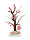 Metallisches Handgefertigtes Baum Nr. 2 ''Kallisti'' Mandelbaum Rosa 20cm