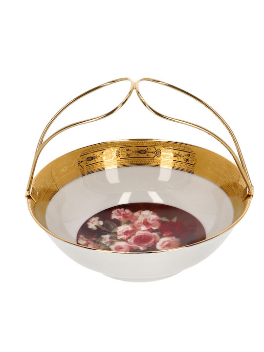 Depos Dekorative Schale Gold Hand 16 cm Porzellan Limoges-Basket