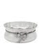 Silberne Dekorative Schale 13x13x6cm Mpo00310