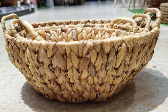 Set Of 3 Wicker Decorative Bowls R19060