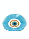 Handmade Glass Decorative Platter Caliste Eye Blue 15cm
