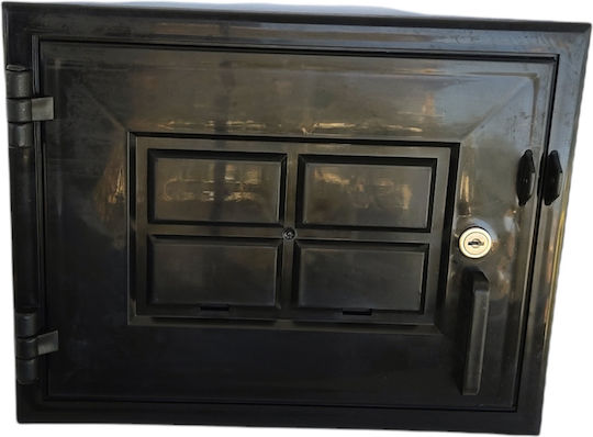 Memorial Cemetery Door Plastic Black 35x30 cm