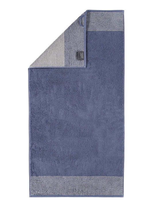 Pânză De Față 50x100 Cawo 590 Two-Tone Albastru Închis 50x1.00