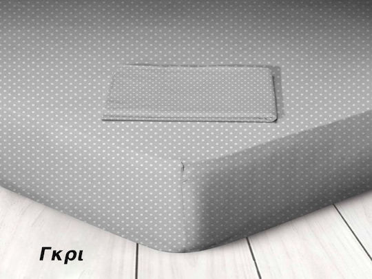 Σετ Μαξιλαροθήκες Γκρι Πουά Βαμβακερές Γαρύφαλλο 2 Τεμαχίων 50x70 Σετ Μαξιλαροθήκες Γκρι Πουά Βαμβακερές Γαρύφαλλο 2 Τεμαχίων 50x70