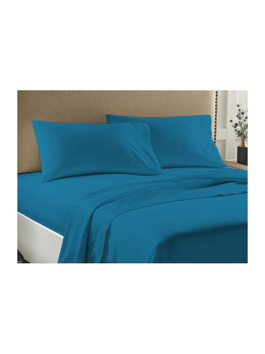Duvet Cover Double Solid Petrol Economy Clove 2...