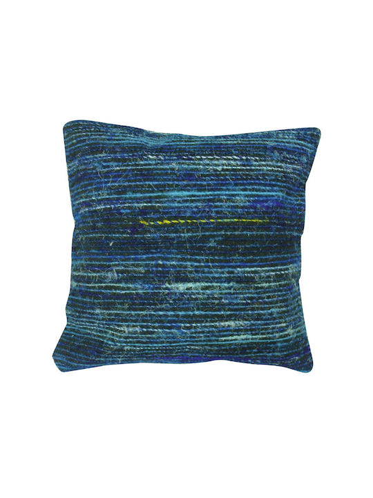 JGS S.A. Decorative Pillow Case RS-73 Cushion-017 Blue Silk 45x45cm
