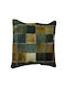JGS S.A. Throw Pillow Decorative Pillow Case Matador Black Block Cushion-003 Brown Vakeeta 45x45cm