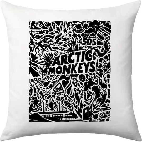 Arctic Monkeys Μαξιλάρι Καναπέ 40x40cm Περιέχεται Γέμισμα