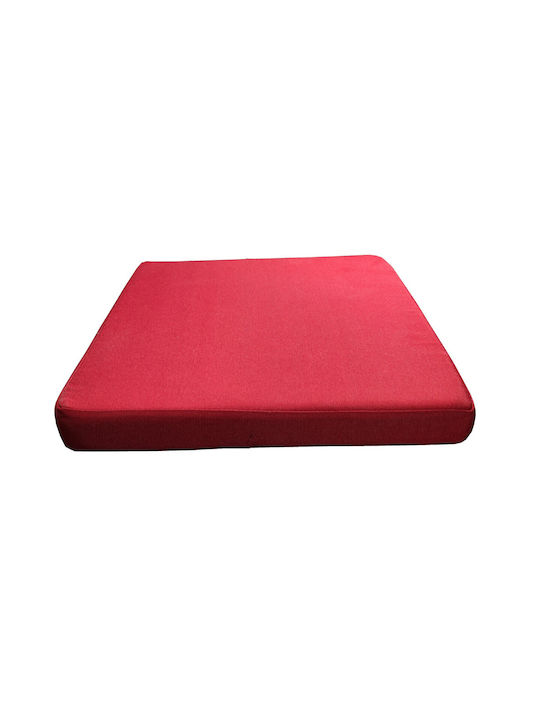 Outdoor Chair Cushion Waterproof Fabric Red Col...