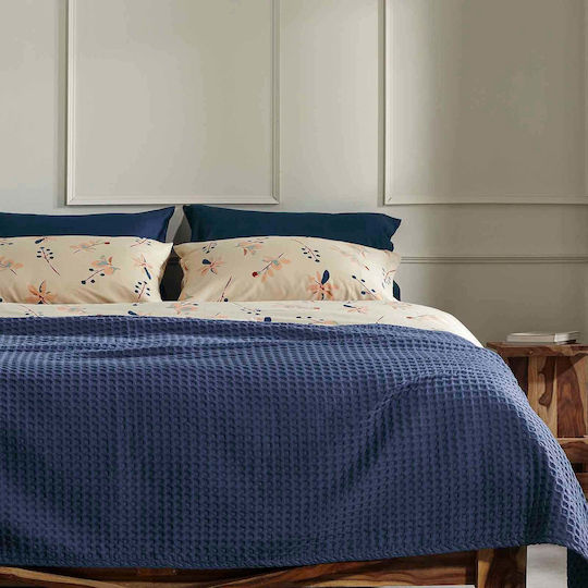 Aegean Double Pique Blanket 250x240 Cloud Aegean Double Pique Blanket 250x240 Cloud
