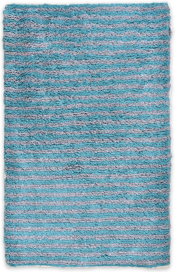 Ταπέτο Μπάνιου 50x80cm Ottoalmas Stripe Μπλε