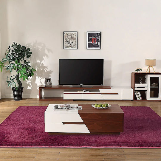 Covor Living Din Blană Pentru Hol 200x290 Culoarea Producătorului Vişiniu