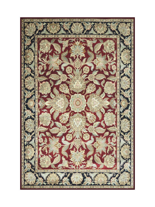 Handgefertigter Wohnzimmer Teppich Agra 9/9 152x228 152x228cm