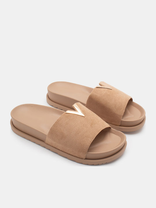 Luigi Sandale casual damă Flatforme în Culoare Bej